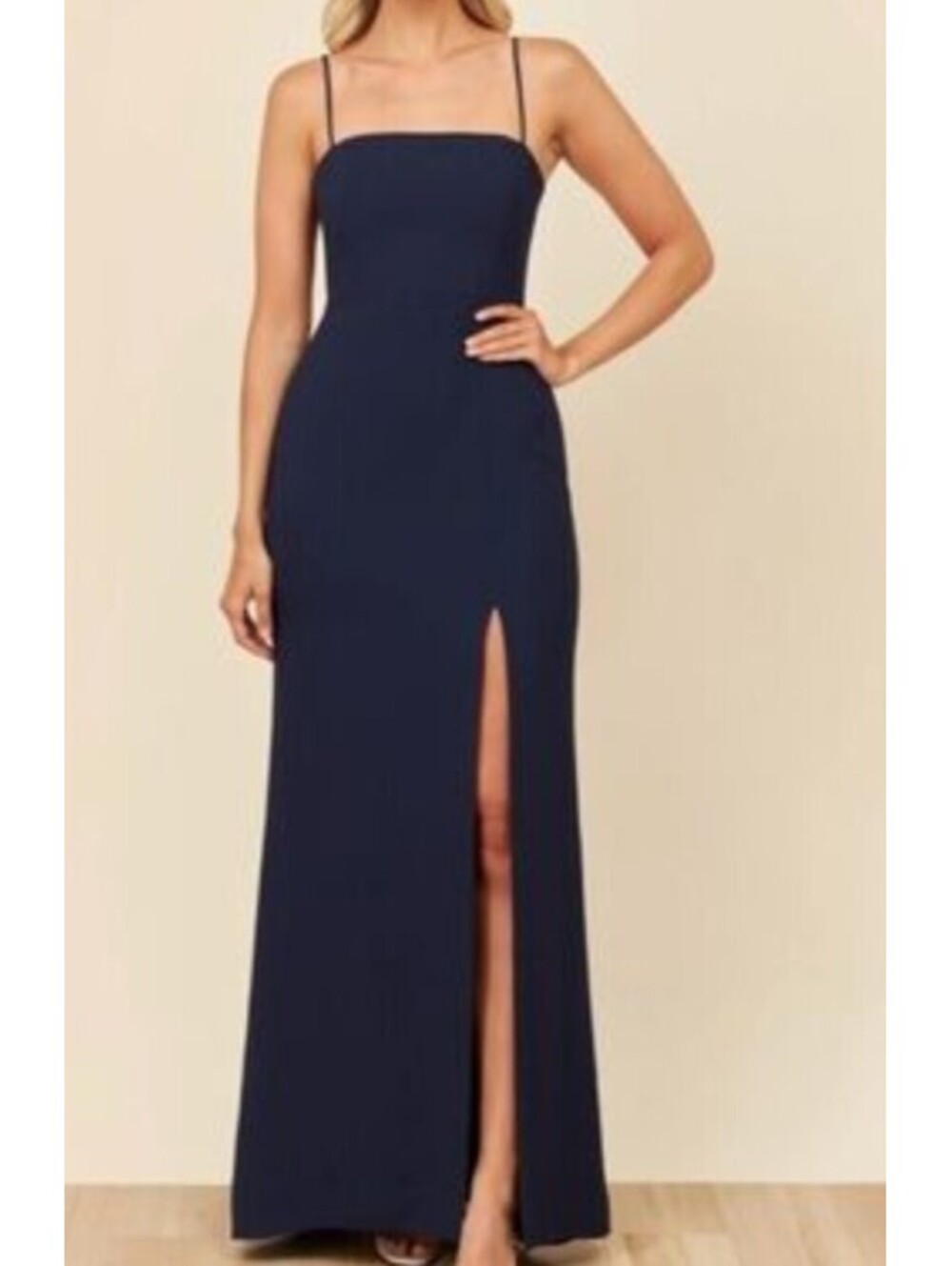 PARK & FIFTH navy maxi dress sz XL